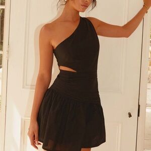 COPY - Peppermayo Exclusive - Sunkissed Hearts Linen Mini in black size 0 NWT